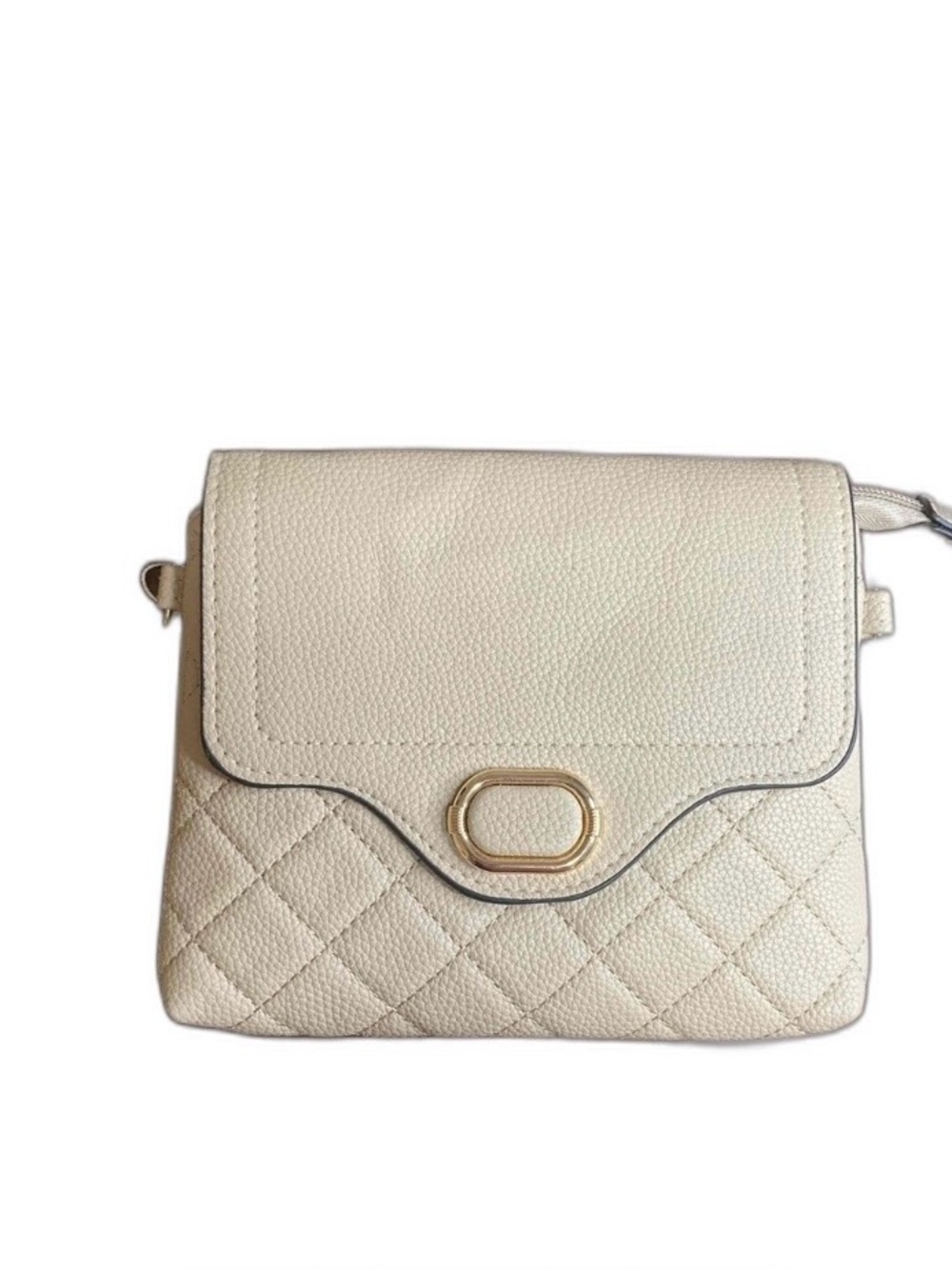 Tabu Beige/Taupe Quilted Crossbody/Clutch NWT